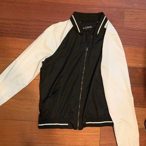 Black and White Bomber Jacket